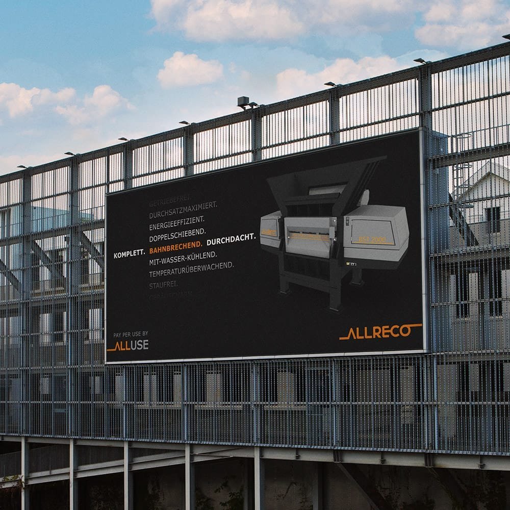 Modern brand design with clean typography and a reduced layout for business communication